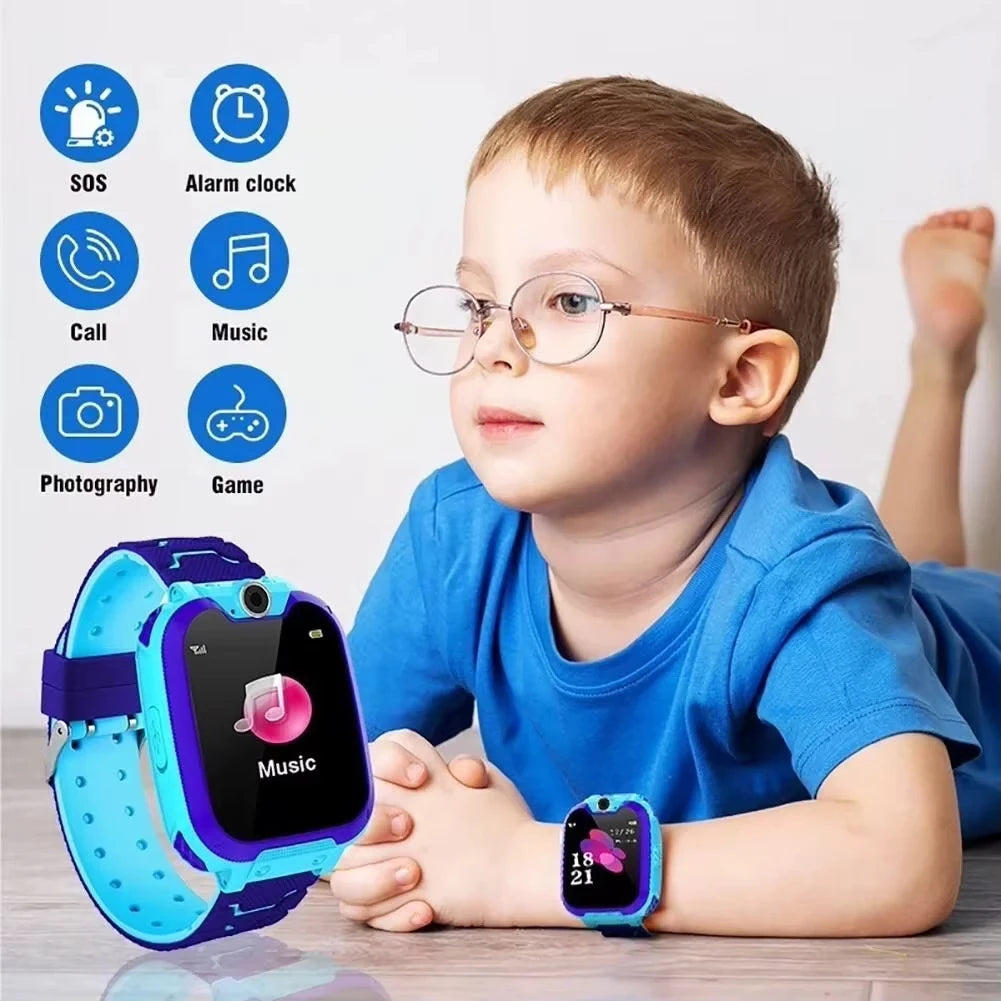 Xiaomi Kids 4G Smart Watch Sim Card Call SOS GPS Location Child Smart Watch Camera Waterproof Watch For Boys Girls Present 2026