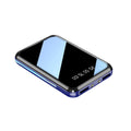 20000mAh Mini Power Bank Portable Charger Mirror Screen LED Digital Powerbank External Battery for iPhone Xiaomi Huawei Samsung