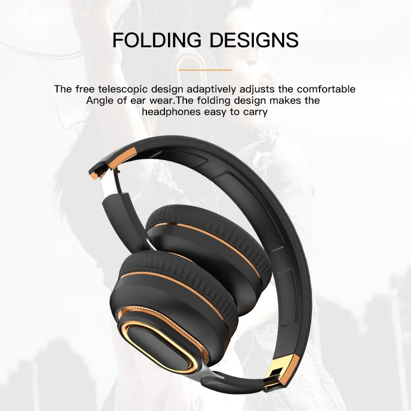 H7/H3 Tv Bluetooth Headphone Wireless Headset with Mic USB Adaptor Headset Noise Cancelling Stereo Foldable Bass for TV Earphone