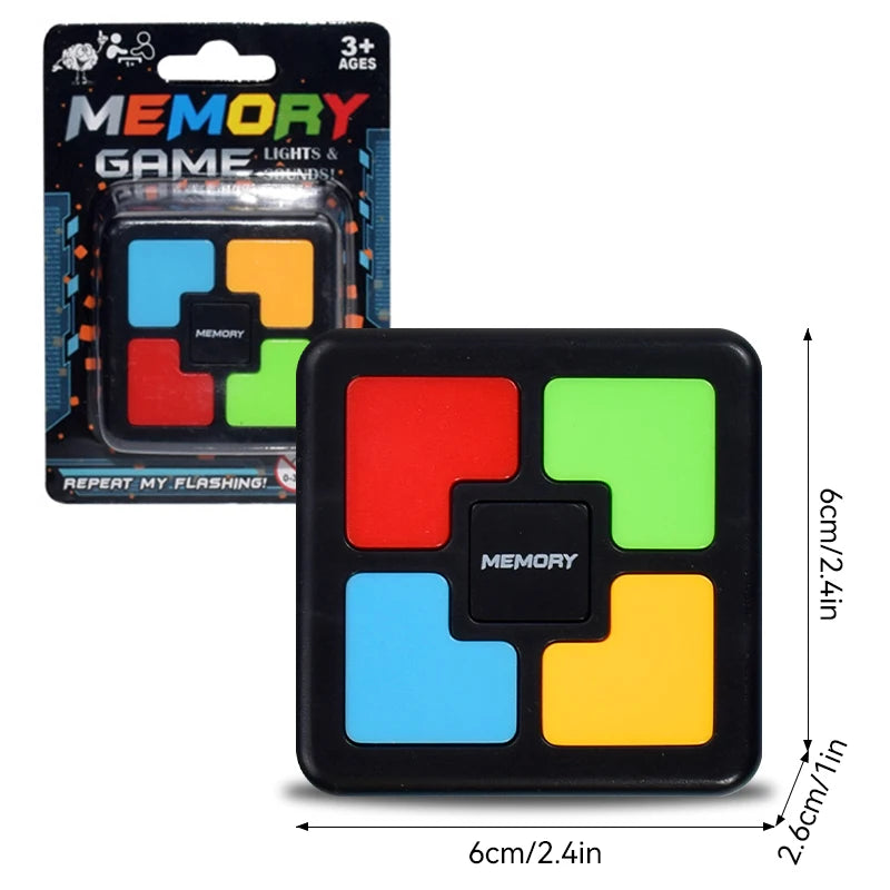 Children's Memory Game Machine LED Light Sound Effect Multi-Person Interactive Toys Training Hand-Eye Coordination Game Machine