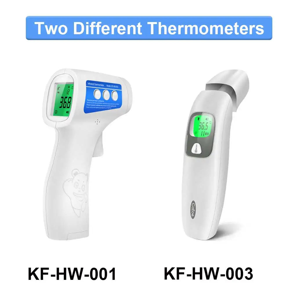 Cofoe 2 in 1 Digital Forehead & Ear Thermometer Non-Contact Medical Thermometer Baby/Adult  ±0.1℃ Temperature precise Measure