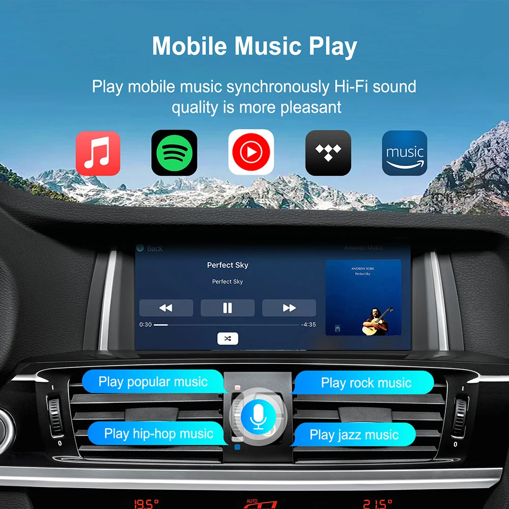 Wireless CarPlay Android For BMW NBT CIC System BMW NBT CIC System 1 2 3 4 5 6 7 Series X1 X3 X4 X5 X6 MINI E60 E84 E70 F26 F25