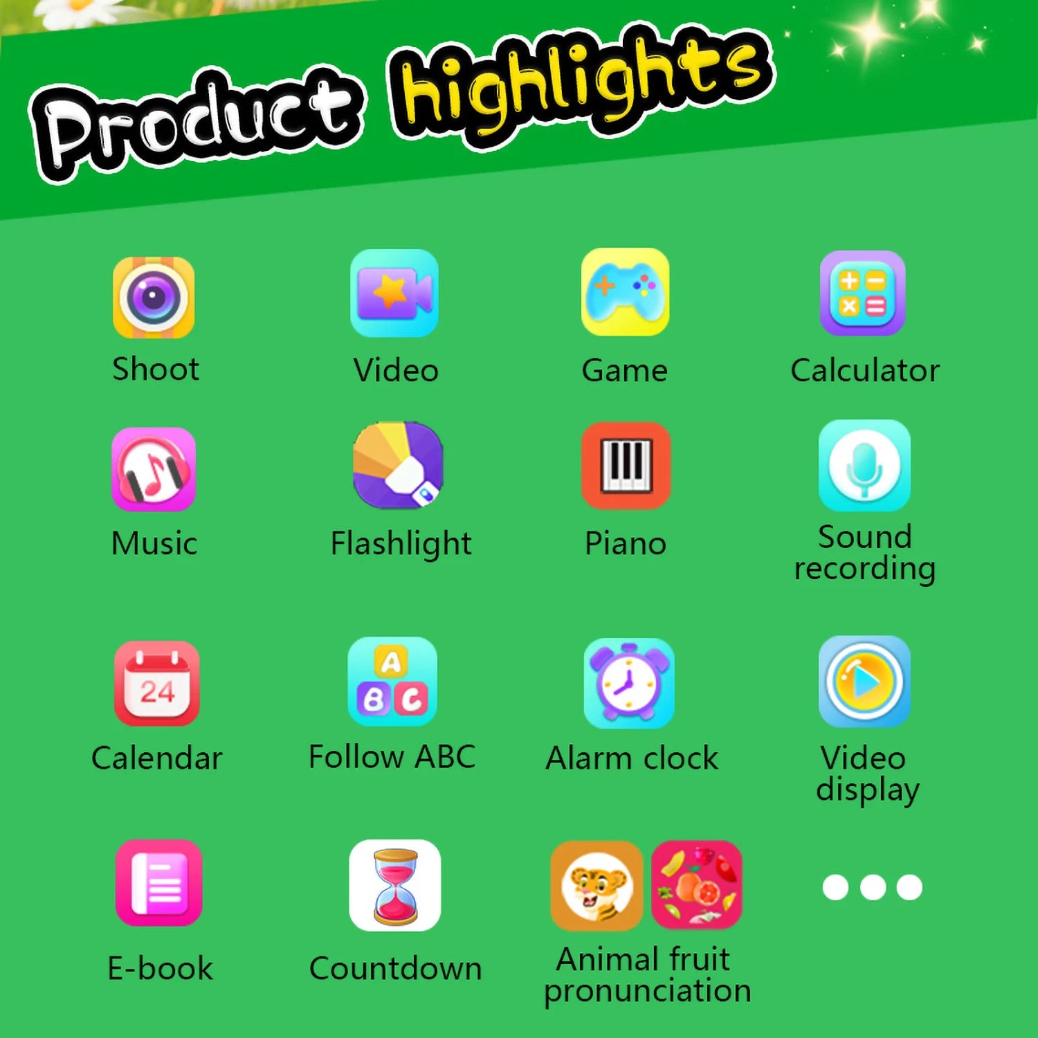 Upgrade Kid Smart Phone Toy 2.8 Inch Touch Video recording Music Player 16 Games Baby Phone With 32G for Children Brithday Gifts