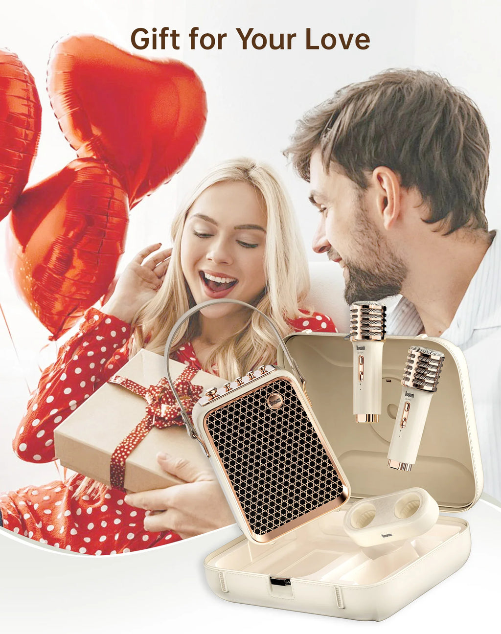 Divoom SongBird-HQ Portable Bluetooth Speaker Home Home Ktv Sound Set Home Karaoke Speakers Microphone Karaoke Microphone