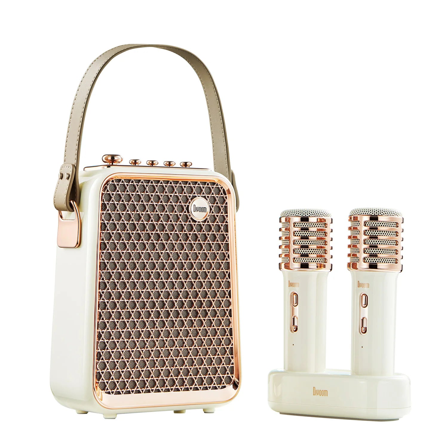 Divoom SongBird-HQ Portable Bluetooth Speaker Home Home Ktv Sound Set Home Karaoke Speakers Microphone Karaoke Microphone