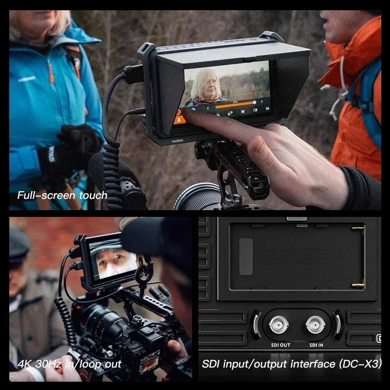 Viltrox DC-X2/DC-X3 Portable Monitor 6 Inch 2000 Nits 4K Touch Screen Profissional Photographic HD FHD Camera Monitor for Vedio
