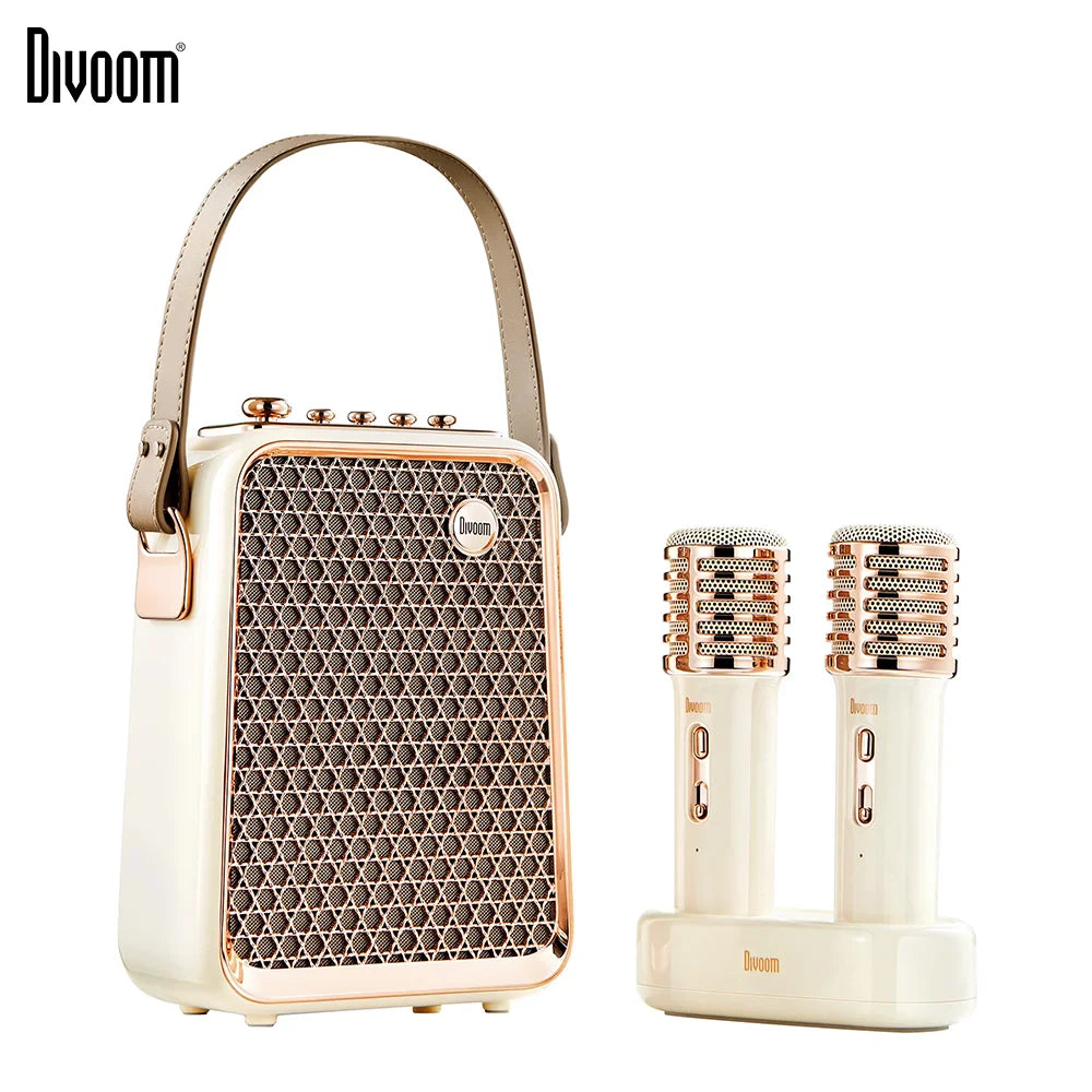 Divoom SongBird-HQ Portable Bluetooth Speaker Home Home Ktv Sound Set Home Karaoke Speakers Microphone Karaoke Microphone