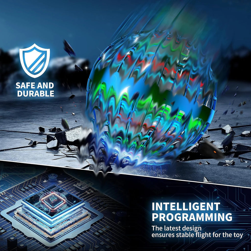 2026 New Improved Flying Orb Ball Magic Hover Cosmic Globe RGB Lights For KidsTeens Adults Indoor Outdoor Hand Drone Fidget Toy