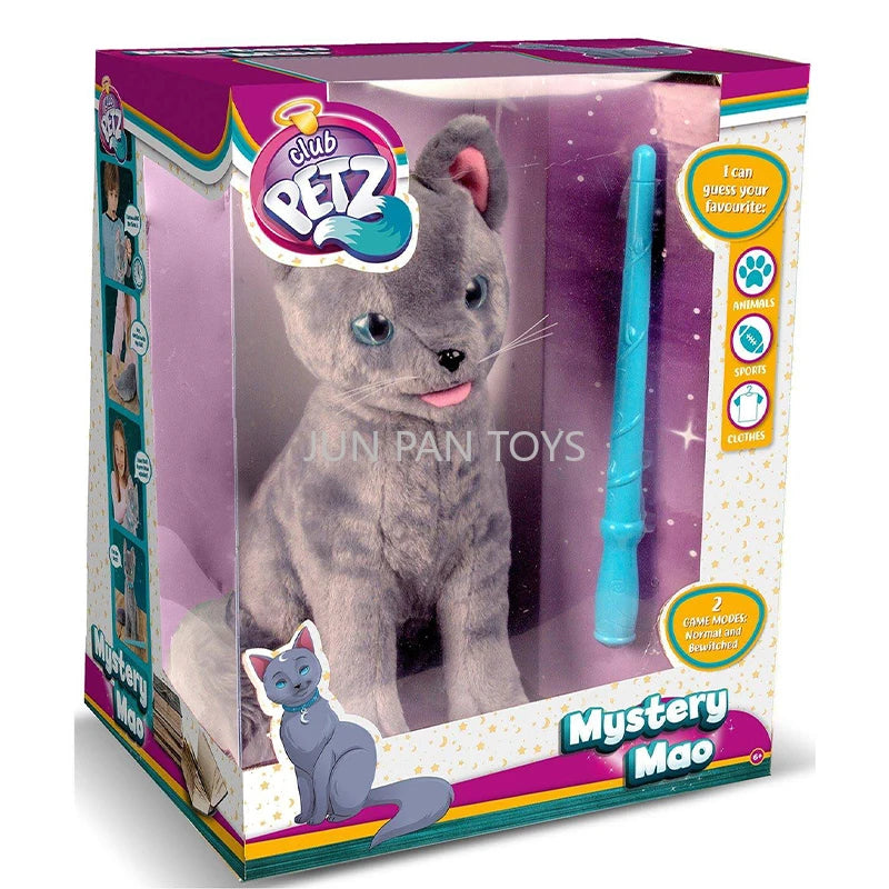 Club Petz Mystery Mao Electronic Interactive Plush Toy for Children Smart Cute Cat Talking Toy without box English Version Gift