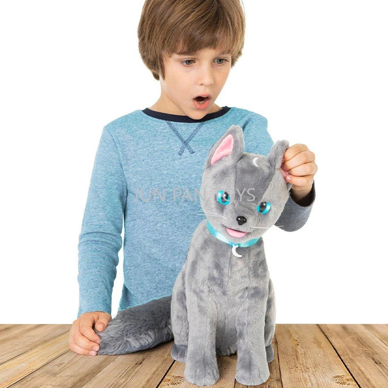 Club Petz Mystery Mao Electronic Interactive Plush Toy for Children Smart Cute Cat Talking Toy without box English Version Gift