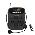 SHIDU 15W Rechargeable Portable Bluetooth Voice Amplifier for Teacher Wired Microphone FM Radio AUX Audio Recording Speaker S278