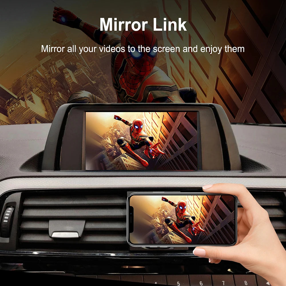 Wireless CarPlay Android For BMW NBT CIC System BMW NBT CIC System 1 2 3 4 5 6 7 Series X1 X3 X4 X5 X6 MINI E60 E84 E70 F26 F25