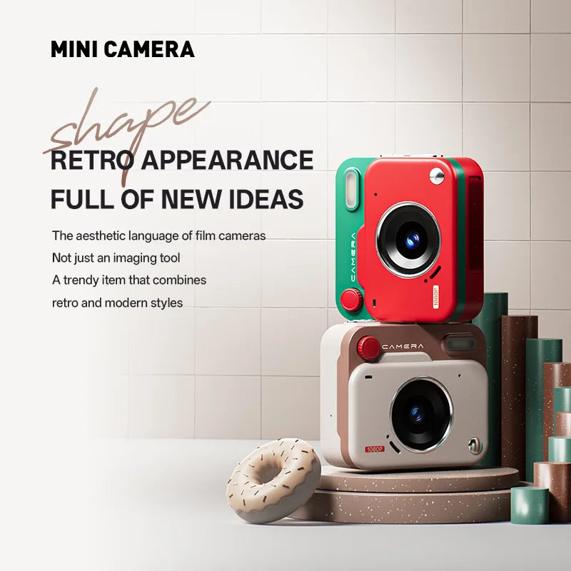 New CCD Retro Mini Digital Camera High Definition Pixel Student Campus Photography Recording Small Size Easy To Carry Camera
