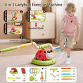 Ladybug Sport Entertainment Game Toy Multifunction Rope Skipping Machine Ferrule Jump Rocket Launcher Outdoor Educational