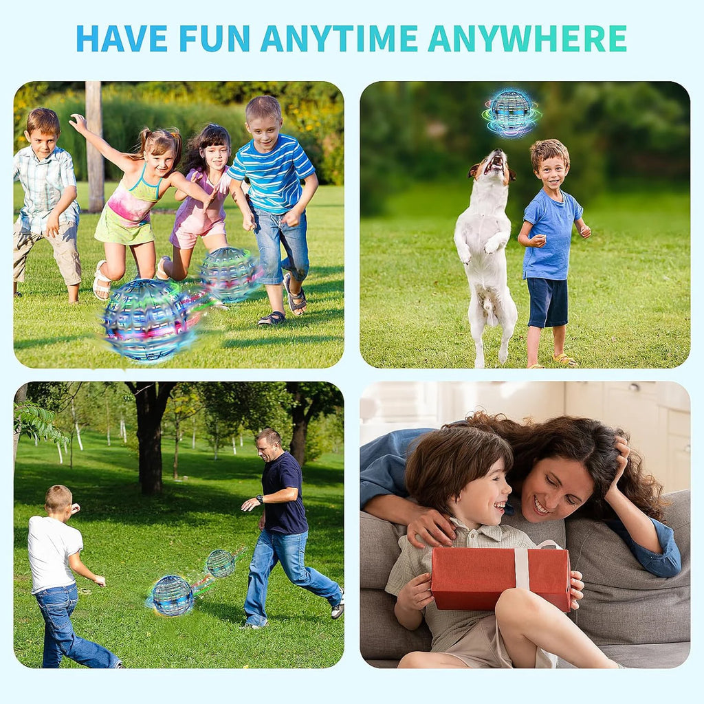 2026 New Improved Flying Orb Ball Magic Hover Cosmic Globe RGB Lights For KidsTeens Adults Indoor Outdoor Hand Drone Fidget Toy