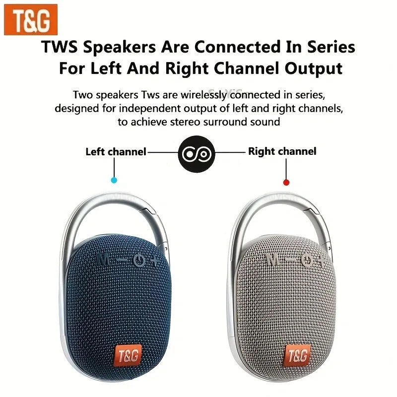 TG321 Wireless Bluetooth speaker Portable mini speakers, outdoor and travel speakers with Micro SD/TF card support