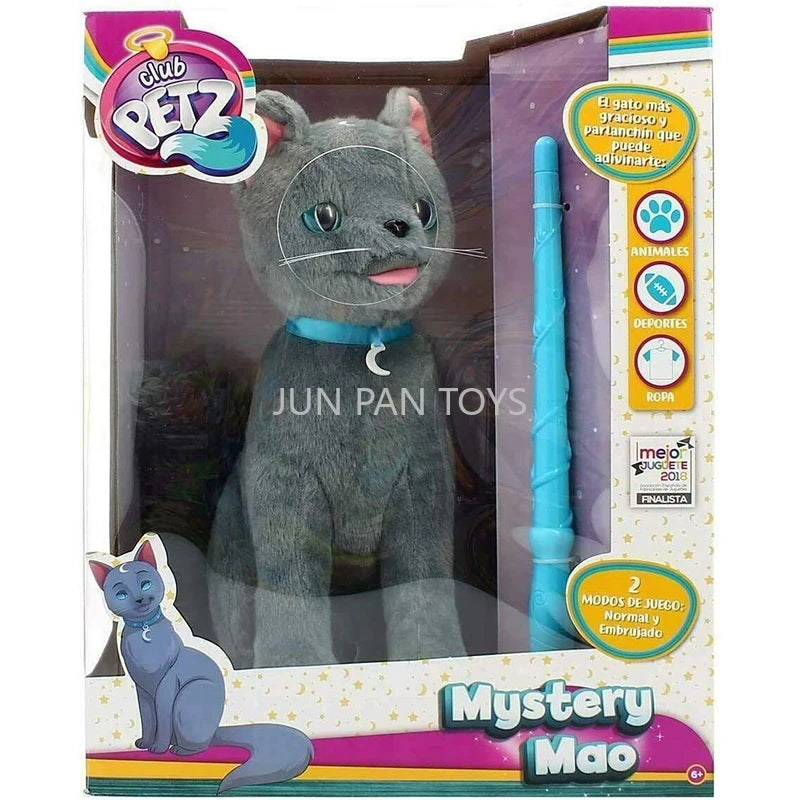 Club Petz Mystery Mao Electronic Interactive Plush Toy for Children Smart Cute Cat Talking Toy without box English Version Gift