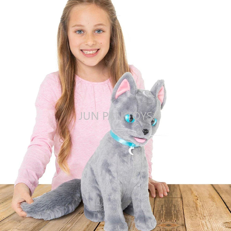 Club Petz Mystery Mao Electronic Interactive Plush Toy for Children Smart Cute Cat Talking Toy without box English Version Gift