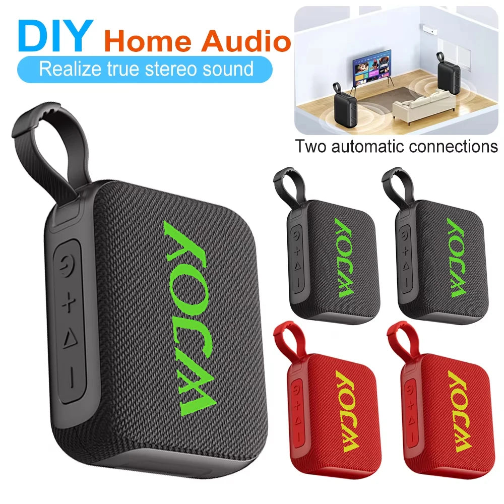 G04 Subwoofer Bluetooth 5.4 Speakers Hi-Fi Audio Supports Tandem Wireless Soundbar Cute Mini Portable Speaker for Home Theater