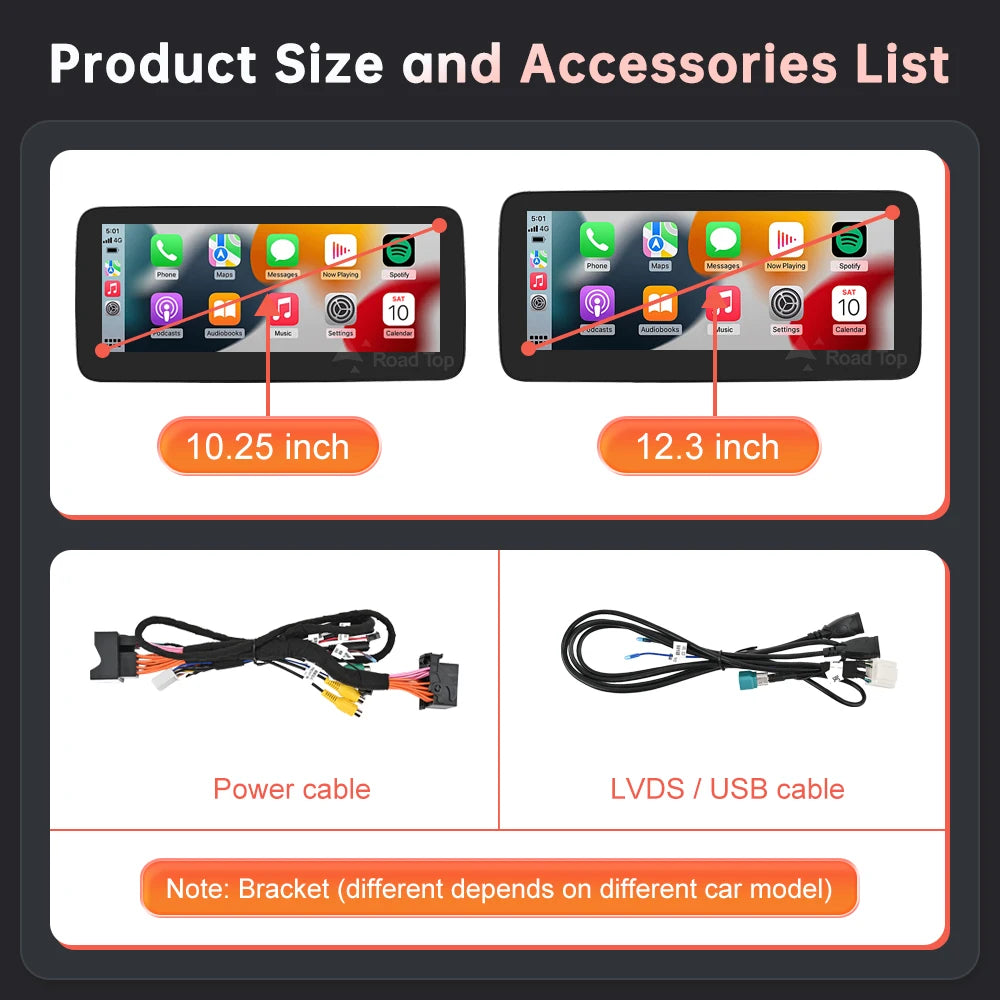 Linux Multimedia Screen Wireless CarPlay Android Auto for Mercedes-Benz W205 W176 GLC A C V Class W447 CLA GLA 2015-2018 NTG5.0