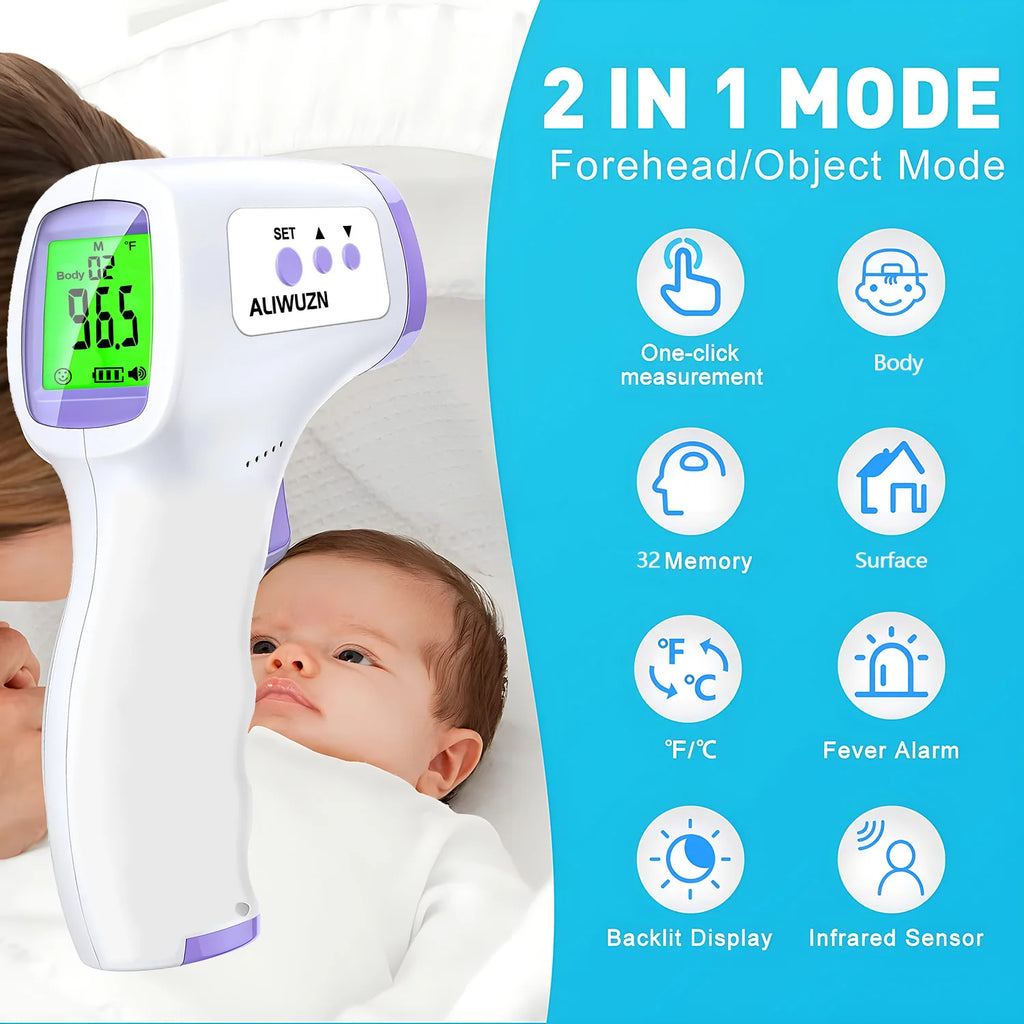 Forehead Infrared Digital Thermometer Fever Temperature Tool Non Contact Forehead Medical Baby Thermometer Fever Temperature Too