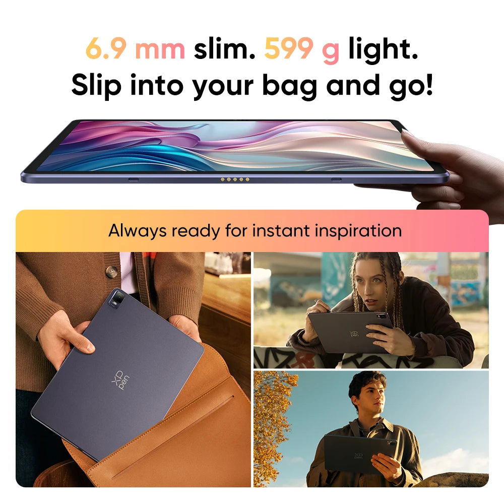 XPPen Magic Drawing Pad 12.2 inch Tablet Android 8GB/256GB 8000mAh with X3 Pro Slim Stylus 16K Pressure Levels Drawing Tablet