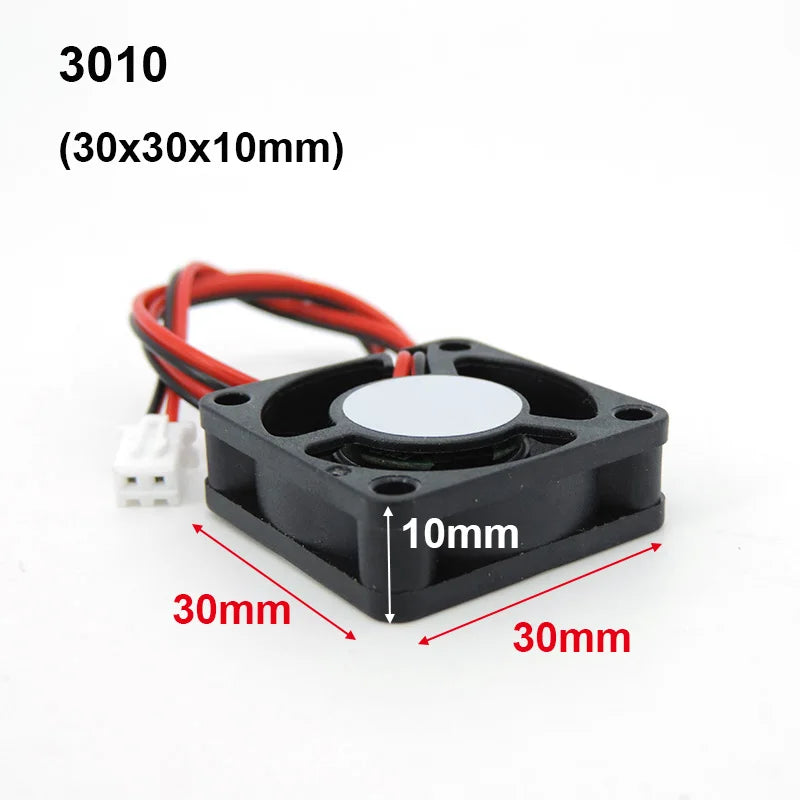 4010 12025 8010 30mm dc 5V 12V 24V Cooling Fan Brushless Motor Case Quiet 40MM 50MM 60MM 70MM 80MM 90MM 120MM for 3D print 2PIN
