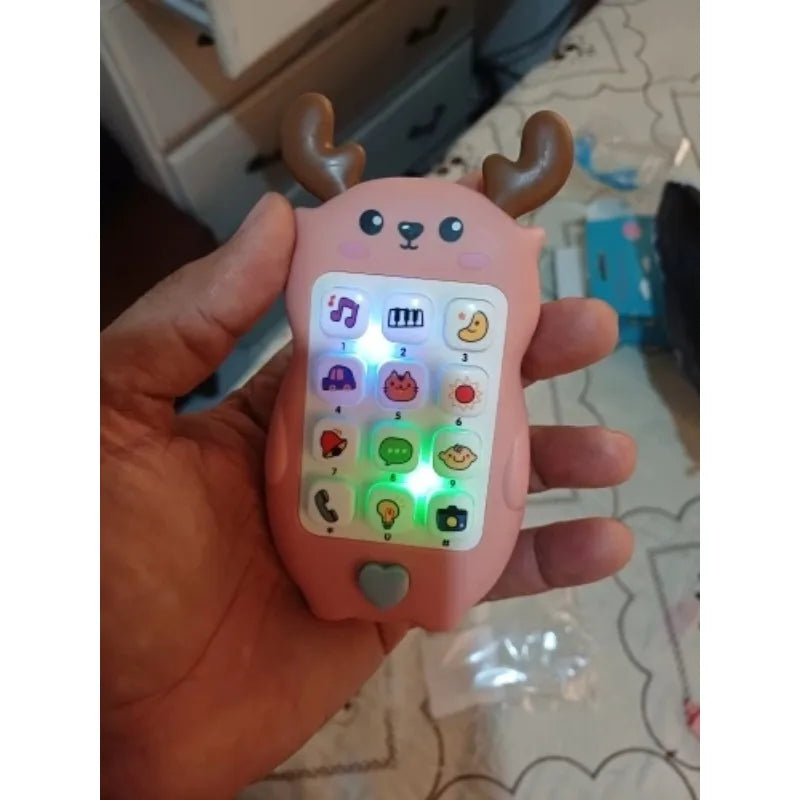 Children's Story Learning Sleep Aid Toys, Mobile Phones, Soft Plastic Music And Light Content Is Rich And Colorful Holiday Gifts