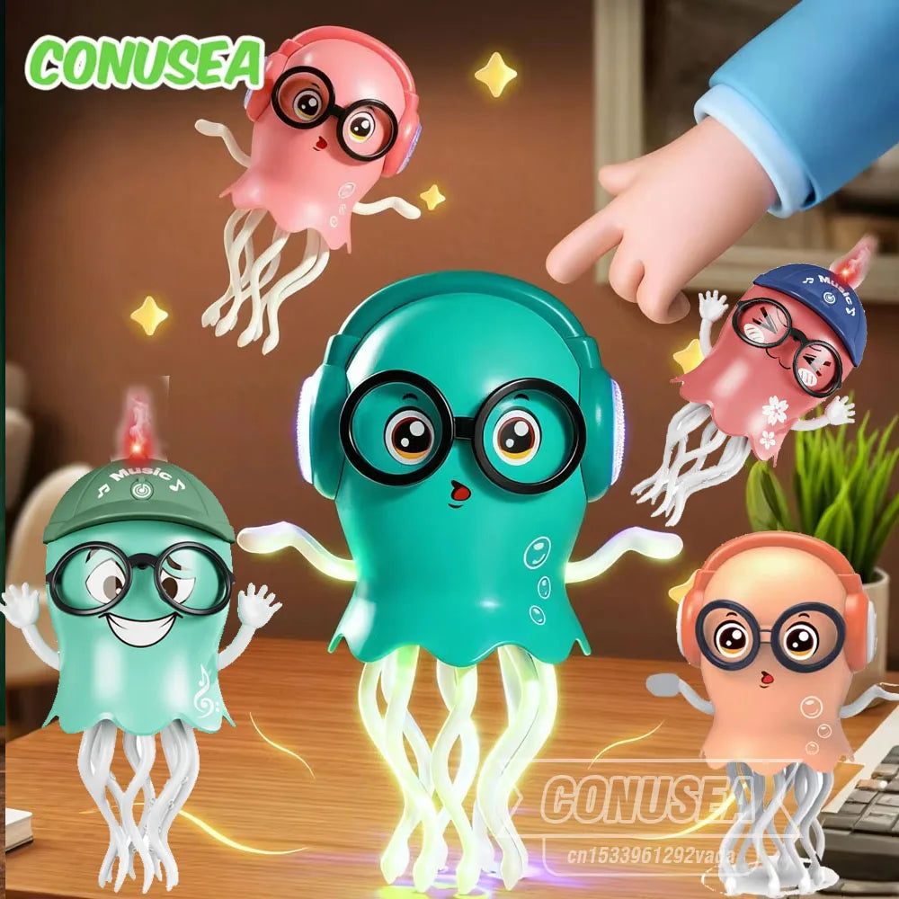 Dancing Jellyfish Squid Dancer Toys for Kid Electronic Pet Toys for Baby Children Interactive Education Toddler Toy kids Gift