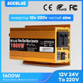 Inverter 12v 220v Pure Sine Wave 1600W-3000W Transformer Convert Multi-function Socket Converter Car inverter